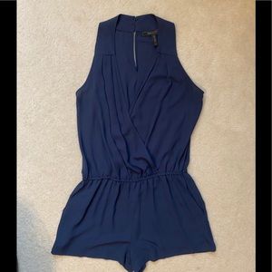 BCBG MaxAzria Navy Romper - XS